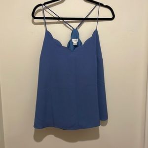 J. Crew scalloped neck cami